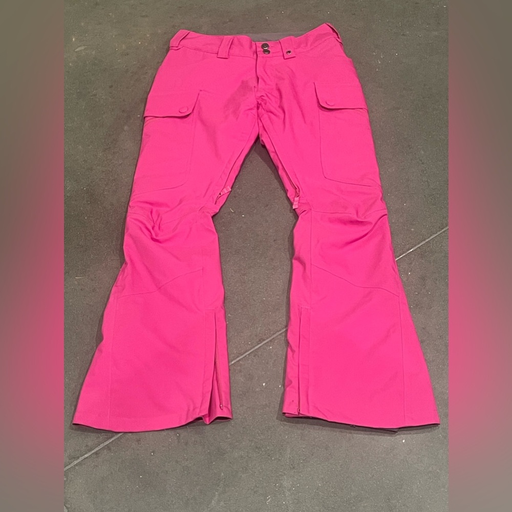 Burton Gloria Snowboarding Pants Womens XS Barbie Pink Dry Ride